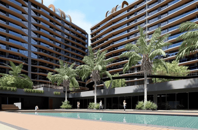 Image of 1388 Sq.ft 2 BHK Apartment / Flat for sale in Delta Palm Beach, Nerul, Navi Mumbai for Rs. 28500000