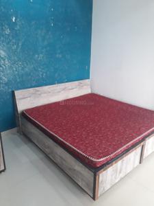 Bedroom Image of 500 Sq.ft 1 BHK Builder Floor for rent in Mahalakshmi Nagar Indore for Rs. 17000