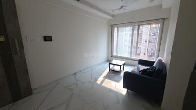 Living Room Image of 450 Sq.ft 1 BHK Apartment / Flat for rent in Gurukrupa Ekatvam, Vikhroli East Mumbai for Rs. 40000