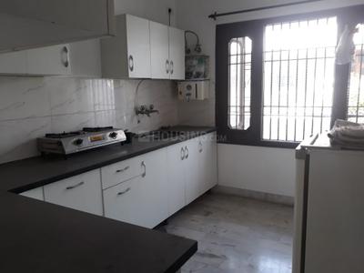 Kitchen Image of 999 Sq.ft 1.5 BHK Builder Floor for rent in Sector 15 Panchkula for Rs. 17000