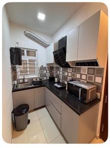 Kitchen Image of 539 Sq.ft 1 BHK Apartment / Flat for sale in Provident Adora De Goa 2 Park Residences Around The Blu, Chicalim Goa for Rs. 7500000