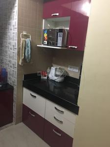 Kitchen Image of 980 Sq.ft 2 BHK Apartment / Flat for rent in Harmony Residences, Thane West Thane for Rs. 26000