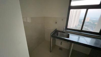 Kitchen Image of 480 Sq.ft 1 BHK Apartment / Flat for rent in Runwal Eirene, Thane West Thane for Rs. 28000