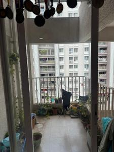 Balcony Image of 620 Sq.ft 1 BHK Apartment / Flat for rent in Wildwoods, Wagholi Pune for Rs. 16000