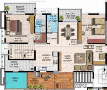 Image of 1273 Sq.ft 3 BHK Apartment / Flat for sale in 22 And Crest, Yeswanthpur, Bengaluru for Rs. 25000000