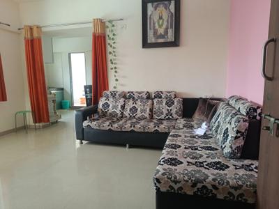 Living Room Image of 980 Sq.ft 2 BHK Apartment / Flat for rent in Nisarg Renuka Akruti, Wakad Pune for Rs. 30000