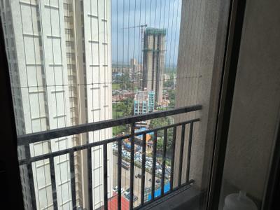 Balcony Image of 1090 Sq.ft 2 BHK Apartment / Flat for rent in National Trinity Paradise Phase 1, Shilphata Thane for Rs. 17500