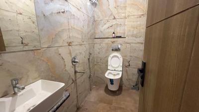 Bathroom Image of 300 Sq.ft 1 RK Apartment / Flat for rent in Mahalakshmi Nagar Indore for Rs. 13000