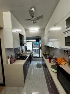 Kitchen Image of 650 Sq.ft 1 BHK Apartment / Flat for sale in Ghansoli Navi Mumbai for Rs. 9000000
