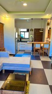 Hall Image of 1100 Sq.ft 2 BHK Apartment / Flat for rent in Marna Siolim Goa for Rs. 60000