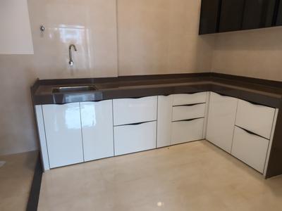 Kitchen Image of 1100 Sq.ft 3 BHK Apartment / Flat for rent in Badhekar Arunali, Kothrud Pune for Rs. 55000