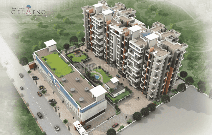 1053 Sqft 2 BHK Flat for sale in Sukhwani Celaeno Wing C And D | Pimple ...