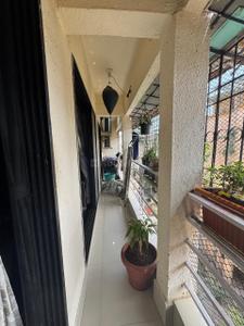 Balcony Image of 1234 Sq.ft 2 BHK Apartment / Flat for rent in National Sicily Marvel, Kopar Khairane Navi Mumbai for Rs. 54000