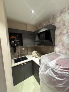 Kitchen Image of 250 Sq.ft 1 RK Apartment / Flat for rent in Indore Adarsh Residency, Vijay Nagar Indore for Rs. 15000