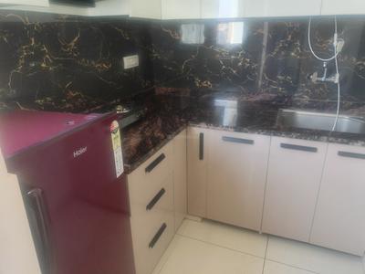 Kitchen Image of 400 Sq.ft 1 RK Builder Floor for rent in Sector 57 Gurgaon for Rs. 24000