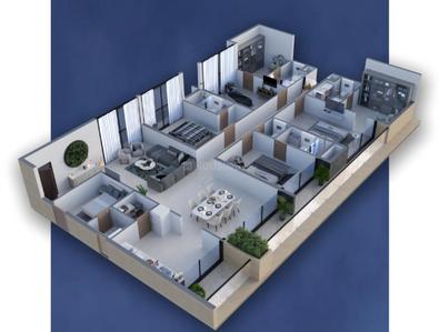 Image of 3655 Sq.ft 4.5 BHK Apartment / Flat for sale in Srashti Victoria Harmony, Pipliya Kumar, Indore for Rs. 29240000