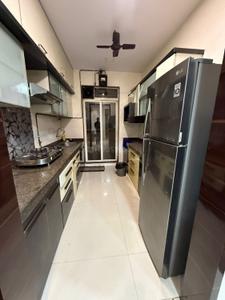 Kitchen Image of 1401 Sq.ft 3 BHK Apartment / Flat for rent in B and M Atlantis, Ghansoli Navi Mumbai for Rs. 85000