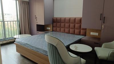 Bedroom Image of 850 Sq.ft 2 BHK Apartment / Flat for rent in Veena Synergy, Andheri East Mumbai for Rs. 87000