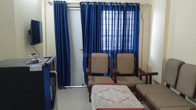 Living Room Image of 600 Sq.ft 1 BHK Apartment / Flat for rent in Bharat Vihar New Delhi for Rs. 27000