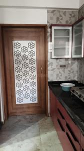 Kitchen Image of 1809 Sq.ft 3 BHK Apartment / Flat for rent in Swagat Queens Land, Sargasan Gandhinagar for Rs. 40000