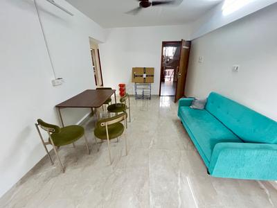 Hall Image of 810 Sq.ft 2 BHK Apartment / Flat for rent in Andheri East Mumbai for Rs. 60000