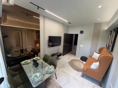 Living Room Image of 853 Sq.ft 2 BHK Apartment / Flat for sale in Codename Upvan, Kharghar Navi Mumbai for Rs. 6900000
