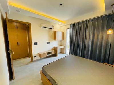 Bedroom Image of 1349 Sq.ft 1 BHK Builder Floor for rent in DLF Phase 3 Gurgaon for Rs. 38000