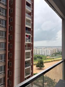 Balcony Image of 1353 Sq.ft 3 BHK Apartment / Flat for rent in Urbanrise On Cloud 33, Bachupally Hyderabad for Rs. 40000