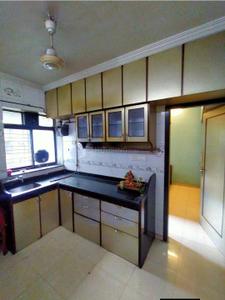 Kitchen Image of 600 Sq.ft 1 BHK Apartment / Flat for rent in Thane East Thane for Rs. 27000