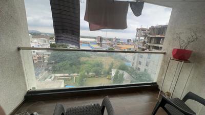 Balcony Image of 1450 Sq.ft 3 BHK Apartment / Flat for rent in Guruvista Phase II, Kharadi Pune for Rs. 65000
