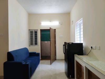 Living Room Image of 600 Sq.ft 1 BHK Apartment / Flat for rent in Kondapur Hyderabad for Rs. 25000