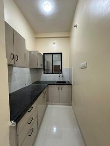 Kitchen Image of 400 Sq.ft 1 BHK Builder Floor for rent in Mahalakshmi Nagar Indore for Rs. 15500