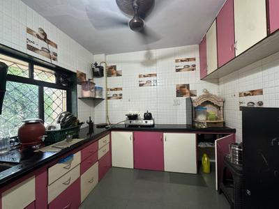 Kitchen Image of 790 Sq.ft 2 BHK Apartment / Flat for rent in Kalwa Thane for Rs. 29000