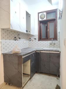 Kitchen Image of 650 Sq.ft 1 BHK Builder Floor for rent in Chhattarpur New Delhi for Rs. 14500