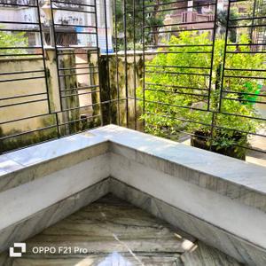 Balcony Image of 550 Sq.ft 1 BHK Builder Floor for rent in Kalyani Nadia for Rs. 7500