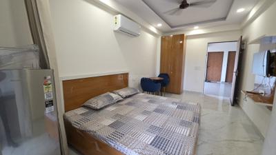 Bedroom Image of 450 Sq.ft 1 RK Apartment / Flat for rent in Karolan Ka Barh Jaipur for Rs. 14500