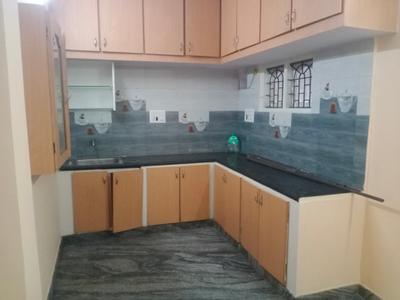 Kitchen Image of 1100 Sq.ft 2 BHK Builder Floor for rent in Mathikere Bengaluru for Rs. 27000