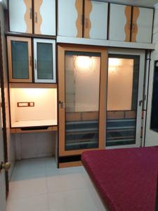 Bedroom Image of 560 Sq.ft 1 BHK Apartment / Flat for rent in Jai Jawan Building, Vashi Navi Mumbai for Rs. 35000