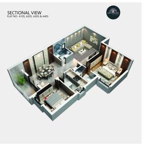 Bedroom Image of 1698 Sq.ft 3 BHK Apartment / Flat for sale in Patia Bhubaneswar for Rs. 9339000