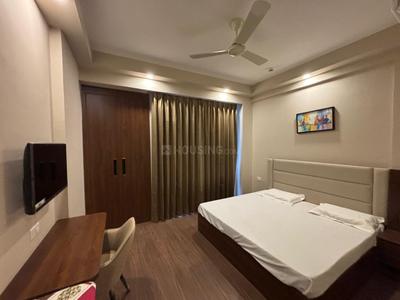 Bedroom Image of 550 Sq.ft 1 BHK Apartment / Flat for rent in Omaxe India Trade Centre, Alpha II Greater Noida for Rs. 20000
