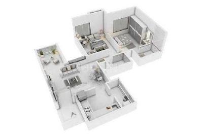 Image of 1089 Sq.ft 2 BHK Apartment / Flat for sale in Krisala 41 Elite Building B, Tathawade, Pune for Rs. 6100000