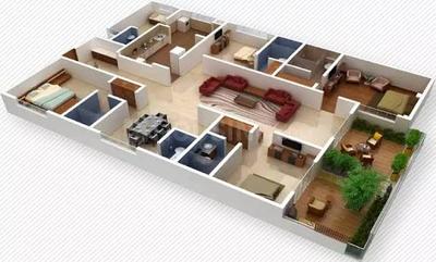 Image of 2956 Sq.ft 4 BHK Apartment / Flat for sale in Nawah Emporio, Raghunathpur, Bhubaneswar for Rs. 23300000