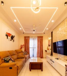 Hall Image of 1552 Sq.ft 3 BHK Apartment / Flat for sale in Moosapet Hyderabad for Rs. 8300000