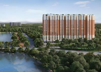Image of 1298 Sq.ft 3 BHK Apartment / Flat for sale in Urbanrise Maheshwari The Lakes Edge, Madhavaram, Chennai for Rs. 12000000