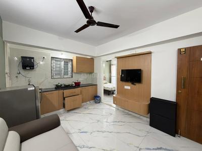 Kitchen Image of 520 Sq.ft 1 BHK Builder Floor for rent in Whitefield Bengaluru for Rs. 25999