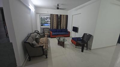 Living Room Image of 1500 Sq.ft 3 BHK Apartment / Flat for rent in Godrej Central, Chembur Mumbai for Rs. 120000