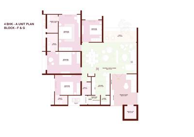Image of 3545 Sq.ft 4 BHK Apartment / Flat for sale in Bopal, Ahmedabad for Rs. 18965000