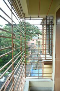 Balcony Image of 900 Sq.ft 3 BHK Apartment / Flat for sale in Rudra Apartment, Behala Kolkata for Rs. 3800000