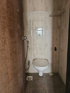 Common Bathroom One Image of 500 Sq.ft 1 BHK Apartment / Flat for rent in VTP Purvanchal, Kesnand Pune for Rs. 14200