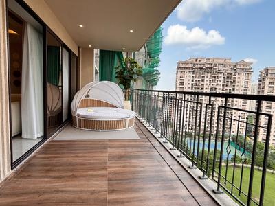 Balcony Image of 3980 Sq.ft 4 BHK Apartment / Flat for sale in T1 Named Helios Of Raheja Galaxy In RV Premiere, Mohammed Wadi Pune for Rs. 47500000